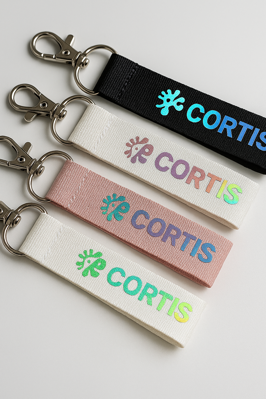 CORTIS laser printed keychain